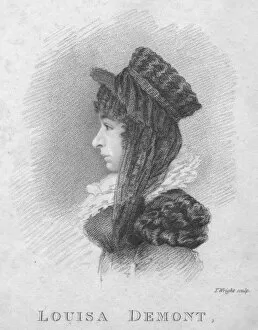 Caroline Of Brunswick Wolfenbuttel Gallery: Louisa Demont, c1820. Creator: Thomas Wright