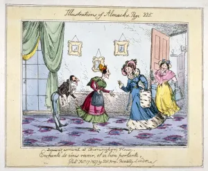 Guildhall Library Art Gallery: Louisas arrival at Birmingham House, 1827. Artist: SW Fores