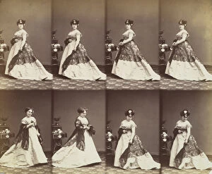 Disderi Gallery: Louise Abigdon, 1866. Creator: Andre-Adolphe-Eugene Disderi