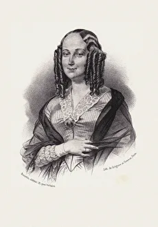 Colet Prints: Louise Colet. Creator: Anonymous