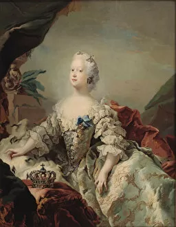 Carl Gustaf 1711 1793 Gallery: Louise of Great Britain (1724-1751), Queen of Denmark, 1747