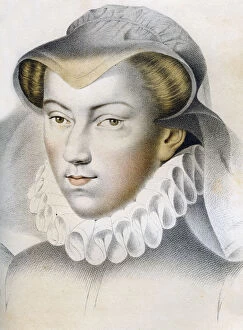 Louise de Lorraine-Vaudemont (1553-1601), 16th century (1849).Artist: Franz Kellerhoven