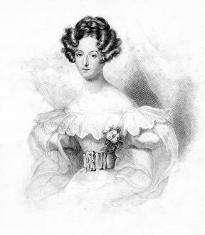 Freeman Collection: Louise-Marie, Queen of the Belgians, 1832.Artist: Freeman