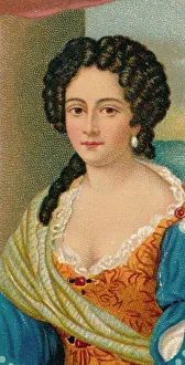 Pierre Mignard Prints: Louise Renee de Penancoet de Kerouaille, Duchess of Portsmouth (1649-1734), 1912