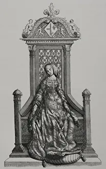 Louise of Savoy, (1476-1531), Regent of France, Mother of King Francis I of France, 1877. Creator: Unknown