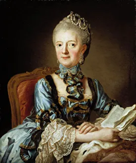 Younger Lorens Pasch The Prints: Louise Ulrica, Queen of Sweden, 1770-1779. Creator: Lorens Pasch the Younger
