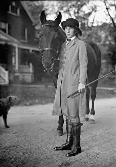 Riding Crop Prints: Louisto Wood, 1913. Creator: Unknown