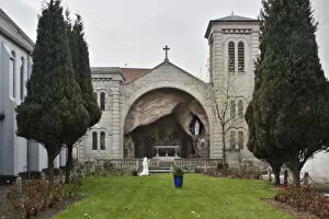 Eire Collection: Lourdes grotto, St Marys Chapel, Belfast, Northern Ireland, 2010