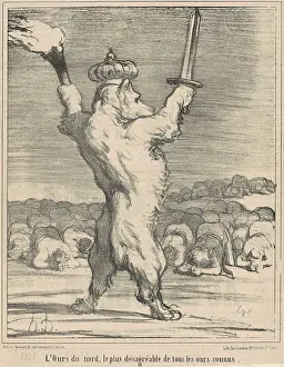 Power Prints: L'ours du nord, le plus desagreable de tous les ours connus, April 17 or 18, 1854