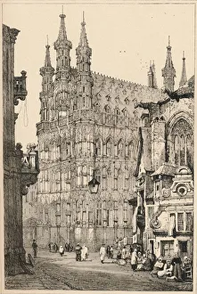 Prout Prints: Louvain, c1820 (1915). Artist: Samuel Prout