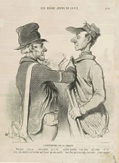 L'ouverture de la chasse, 19th century. Creator: Honore Daumier