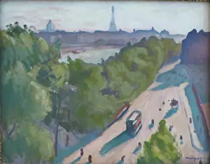 Louvre Prints: Louvre Embankment, Summer, 1906. Creator: Albert Marquet