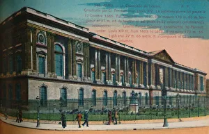 Papeghin Gallery: The Louvre Palace colonnade, Paris, c1920