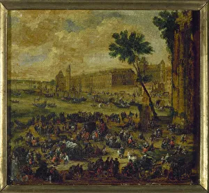 Canvasmaterial Prints: The Louvre and Waterfront Gallery