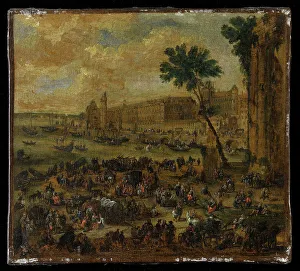 Canvasmaterial Prints: The Louvre and Waterfront Gallery