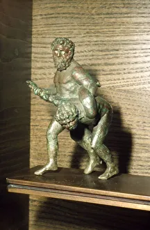 Louvre Wrestlers in Bronze, c2nd century BC