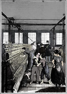 Spinning Machine Gallery: Love Conquered Fear, 1840