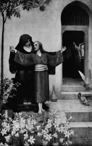 Trust Prints: Love Divine, 1910, (1911). Artist: George Henry Grenville Manton