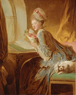 Desk Prints: The Love Letter, early 1770s. Creator: Jean-Honore Fragonard