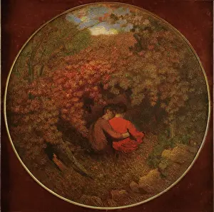 Love Couple Prints: The Love of Life, 1901-1904. Creator: Pellizza da Volpedo, Giuseppe (1868-1907)