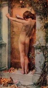 Front Door Prints: Love Locked Out, 1889, (1912). Artist: Anna Lea Merritt