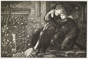 Frieze Prints: Love among the Ruins, 1898, (1900). Creator: Unknown