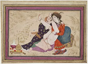 Islamic Art Gallery: Love scene, 1693