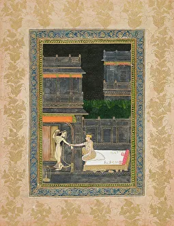Seduce Prints: Love Scene at Night, between c1750 and c1800. Creator: Unknown