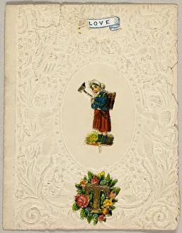 Valentines Card Prints: Love (Valentine), 1860/69. Creator: Unknown