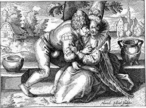 Lovelorn Peasant. Artist: Ullrich, Heinrich (1570-after 1621)