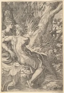 Girolamo Fran Prints: The Lovers, 16th-17th century. Creator: Unknown