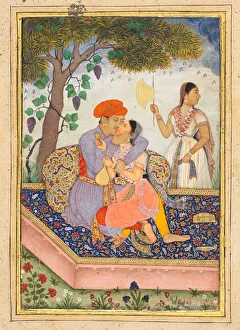 Lovers Embracing, c. 1630. Creator: Unknown Lovers Embracing, c. 1630. Creator: Unknown