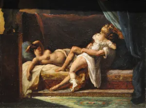 Three Lovers (L Amour a trois), 1818-1820. Artist: Gericault, Theodore (1791-1824)