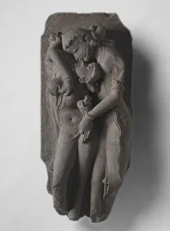 Madhya Pradesh Prints: Lovers (Mithuna), 1000s. Creator: Unknown