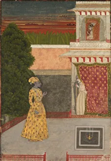 Colour On Paper Prints: Lovers and an Old Crone, c. 1780 - 1790. Creator: Unknown