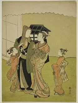 Parting Gallery: Lovers Parting in the Morning, c. 1765 / 70. Creator: Suzuki Harunobu