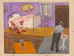 Gory Prints: Lovers on the periphery, 1935. Creator: Cyprian Majernik