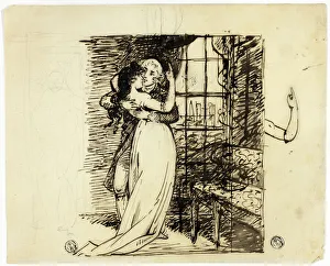 Dowman John Prints: Lovers in a Room, n. d. Creator: John Downman