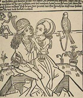 Lovers (Schr. 1976), 15th century. 15th century. Creator: Anon