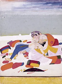 Lovers on a Terrace, 1800-25. Creator: Chokha