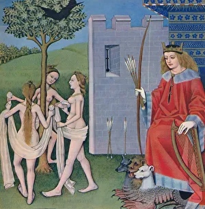Loves Game of Chess - Apollo watches the Muses dance, 1937. Artist: Emile- Aurele Van Moe
