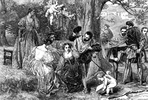 Frederick Richard Pickersgill Prints: Love's Labours Lost - painted by F
