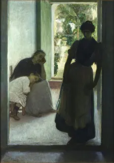 Julio 1874 1930 Prints: Lovesickness (Mal de Amores), 1905. Creator: Romero de Torres, Julio (1874-1930)