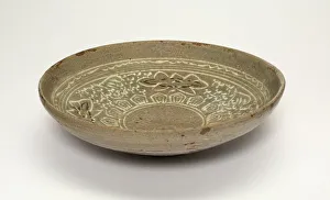 Goryeo Prints: Low Bowl, Korea, Goryeo dynasty (918-1392), 14th century. Creator: Unknown
