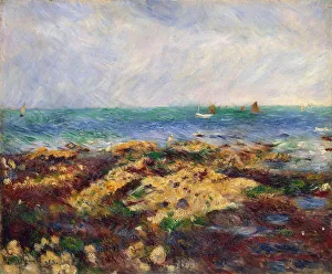 Low Tide at Yport, 1883. Artist: Pierre-Auguste Renoir
