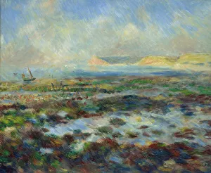 Renoir Pierre Auguste Prints: Low Tide, Yport, 1883. Creator: Pierre-Auguste Renoir