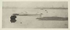Tide Gallery: Low Water on Breydon, 1887. Creator: Peter Henry Emerson