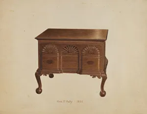 Sideboard Prints: Lowboy, 1937. Creator: Alvin M Gully