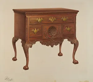 Ferdinand Cartier Prints: Lowboy, 1940. Creator: Ferdinand Cartier