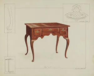 Alfred Walbeck Prints: Lowboy, c. 1936. Creator: Alfred Walbeck